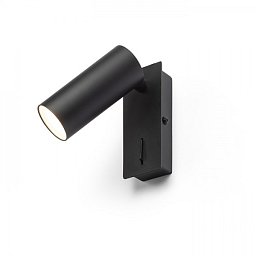 Obrázek pro produkt TAPIO I SQ nástěnná černá 230V LED 4.5W 3000K - RED - DESIGN RENDL