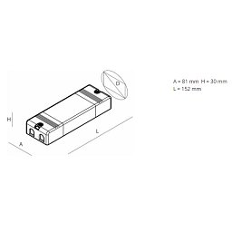 Transformátor ke svítidlu HALOS 962 - NOVALUX Obrázek pro produkt Transformátor ke svítidlu HALOS 962 - NOVALUX