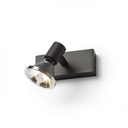 Obrázek pro produkt TRICA I nástěnná černá 230V GU10 25W - RED - DESIGN RENDL
