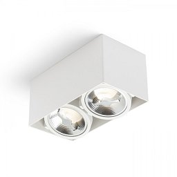 Obrázek pro produkt JAMES II DIMM stropní matná bílá 230V LED 2x15W 24° 3000K - RED - DESIGN RENDL