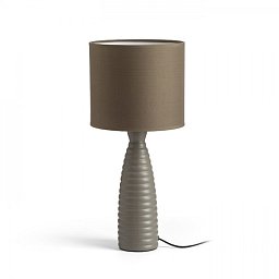 Obrázek pro produkt LAURA stolní béžovošedá 230V E27 28W - RED - DESIGN RENDL