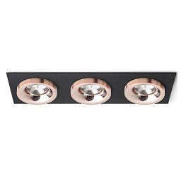 Obrázek pro produkt SHARM SQ III zápustná černá měď/měď 230V LED 3x10W 24° 3000K - RED - DESIGN RENDL