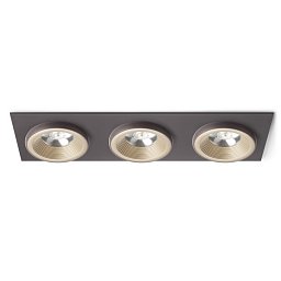 Obrázek pro produkt SHARM SQ III zápustná perleťová zlatá/hnědá 230V LED 3x10W 24° 3000K - RED - DESIGN RENDL