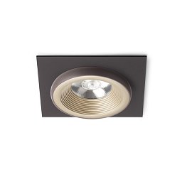 Obrázek pro produkt SHARM SQ I zápustná perleťová zlatá/hnědá 230V LED 10W 24° 3000K - RED - DESIGN RENDL