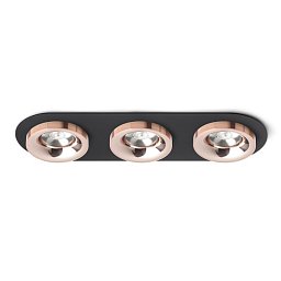 Obrázek pro produkt SHARM R III zápustná černá měď/měď 230V LED 3x10W 24° 3000K - RED - DESIGN RENDL