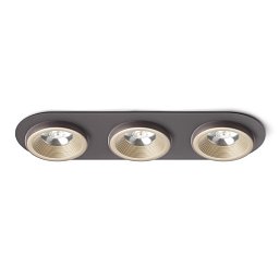 Obrázek pro produkt SHARM R III zápustná perleťová zlatá/hnědá 230V LED 3x10W 24° 3000K - RED - DESIGN RENDL