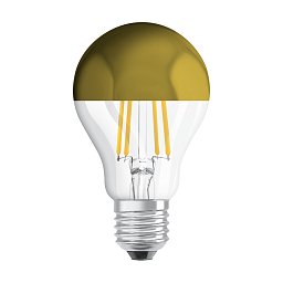 Obrázek pro produkt OSRAM TOP Classic A zlatá fólie 230V E27 LED EQ54 2700K - DESIGN RENDL
