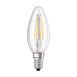 Obrázek pro produkt OSRAM Retrofit svíčková čirá 230V E14 LED EQ40 4000K - DESIGN RENDL