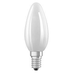 Obrázek pro produkt OSRAM Retrofit svíčková DIMM matná 230V E14 LED EQ60 2700K - DESIGN RENDL