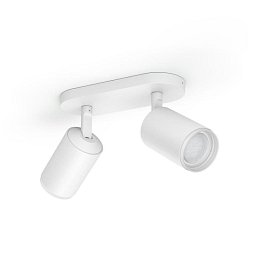 Obrázek pro produkt Hue Fugato Bluetooth SVÍTIDLO BODOVÉ 2xGU10 5,7W 350lm 2000-6500K, bílá - PHILIPS HUE (915005761301)