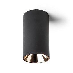 Obrázek pro produkt CANTO stropní bez dekoračního kroužku černá 230V LED GU10 8W - RED - DESIGN RENDL