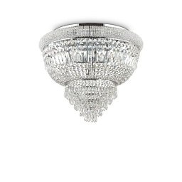 Obrázek pro produkt Stropní svítidlo Ideal Lux Dubai PL3 cromo 207162 3x40W chromové 32cm - IDEALLUX