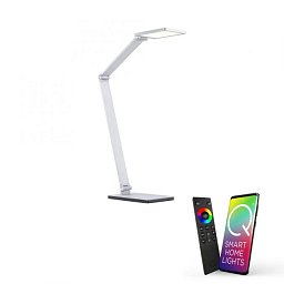 Q-HANNES LED stolní lampa Smart Home v puristickém hliníkovém designu ZigBee 2700-5000K - PAUL NEUHAUS Obrázek pro produkt Q-HANNES LED stolní lampa Smart Home v puristickém hliníkovém designu ZigBee 2700-5000K - PAUL NEUHAUS