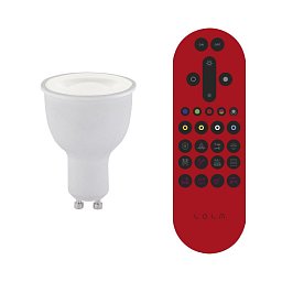 Obrázek pro produkt LOLAsmart - BULB LED žárovka RGB+W a Smart Home s GU10 MEDION RGB+2700-5000K - LEUCHTEN DIREKT / JUST LIGHT