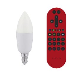Obrázek pro produkt LOLAsmart - BULB LED žárovka, RGB+W, Smart Home, E14 MEDION RGB+2700-5000K - LEUCHTEN DIREKT / JUST LIGHT