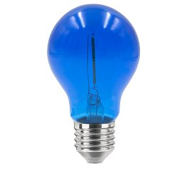 Obrázek pro produkt LED FIESTA žárovka DECO MODRÁ 0,6W E27 2200K 50Lm 36VDC IP41 - CENTURY