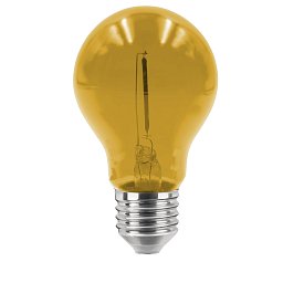 Obrázek pro produkt LED FIESTA žárovka DECO ŽLUTÁ 0,6W E27 2200K 50Lm 36VDC IP40 - CENTURY