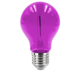 Obrázek pro produkt LED FIESTA žárovka DECO PURPUROVÁ 0,6W E27 2200K 50Lm 36VDC IP43 - CENTURY
