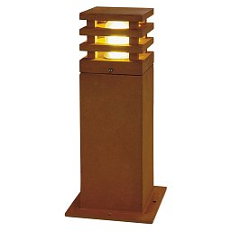 Obrázek pro produkt Venkovní svítidlo RUSTY 40 čtyřhraná ocel  230V E27 11W IP55 - BIG WHITE (SLV)