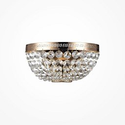 Obrázek pro produkt Nástěnné svítidlo Ottilia 2xE14 120W zlatá kov křišťál křišťálový styl - MAYTONI
