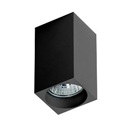 Obrázek pro produkt Stropní bodové přisazené svítidlo Azzardo Mini Square black AZ1382 GU10 1x50W IP20 5,6cm hranaté černé - AZZARDO