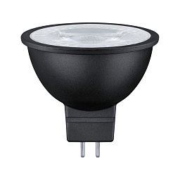 LED 6,5 W černá mat GU5,3 2.700K teplá bílá - PAULMANN Obrázek pro produkt LED 6,5 W černá mat GU5,3 2.700K teplá bílá - PAULMANN