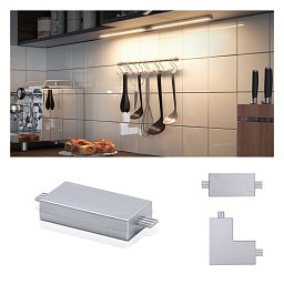 Nábytkové svítidlo Clever Connect liniová spojka Barre matný chrom 12V - PAULMANN Obrázek pro produkt Nábytkové svítidlo Clever Connect liniová spojka Barre matný chrom 12V - PAULMANN