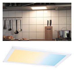 Nábytkové svítidlo Clever Connect Panel Flad bílá mat 12V 6W měnitelná bílá 2.700-6.500K - PAULMANN Obrázek pro produkt Nábytkové svítidlo Clever Connect Panel Flad bílá mat 12V 6W měnitelná bílá 2.700-6.500K - PAULMANN