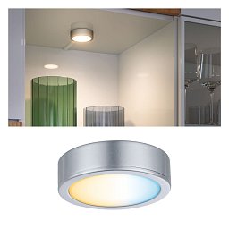 Nábytkové svítidlo Clever Connect spot Disc matný chrom 12V 2,1W měnitelná bílá 2.700-6.500K - PAULMANN Obrázek pro produkt Nábytkové svítidlo Clever Connect spot Disc matný chrom 12V 2,1W měnitelná bílá 2.700-6.500K - PAULMANN