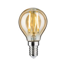 LED kapka 2,6 W E14 zlatá zlaté světlo - PAULMANN Obrázek pro produkt LED kapka 2,6 W E14 zlatá zlaté světlo - PAULMANN