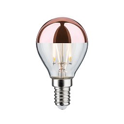 LED kapka 2,6 W E14 zrcadlový svrchlík měď teplá bílá - PAULMANN Obrázek pro produkt LED kapka 2,6 W E14 zrcadlový svrchlík měď teplá bílá - PAULMANN