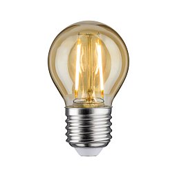 LED kapka 2,6 W E27 zlatá zlaté světlo - PAULMANN Obrázek pro produkt LED kapka 2,6 W E27 zlatá zlaté světlo - PAULMANN