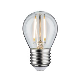 LED kapka 2,6 W E27 čirá teplá bílá - PAULMANN Obrázek pro produkt LED kapka 2,6 W E27 čirá teplá bílá - PAULMANN