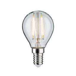 LED kapka 4,8 W E14 čirá teplá bílá stmívatelné - PAULMANN Obrázek pro produkt LED kapka 4,8 W E14 čirá teplá bílá stmívatelné - PAULMANN