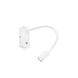 SAMI LED nástěnná lampa na čtení, bílá - FARO Obrázek pro produkt SAMI LED nástěnná lampa na čtení, bílá - FARO