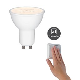 Žárovka Choose LED-Modul GU10 6,5W 460lm 230V 3-krokové-stmívatelné - PAULMANN Obrázek pro produkt Žárovka Choose LED-Modul GU10 6,5W 460lm 230V 3-krokové-stmívatelné - PAULMANN