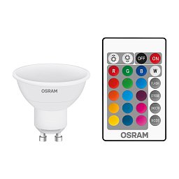 Obrázek pro produkt OSRAM RGBW PAR16 bílá 230V GU10 LED EQ25 2700K - DESIGN RENDL
