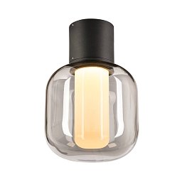 Obrázek pro produkt OVALISK CL venkovní LED stropní přisazené svítidlo antracit CCT switch 3000/4000 K - BIG WHITE (SLV)