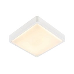 Obrázek pro produkt AINOS SQUARE SENSOR Outdoor, nástěnné a stropní LED svítidlo, bílé, spínač CCT 3000/4000K - BIG WHITE (SLV)