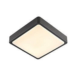 Obrázek pro produkt AINOS SQUARE SENSOR Outdoor, nástěnné a stropní LED svítidlo, antracitové, spínač CCT 3000/4000K - BIG WHITE (SLV)