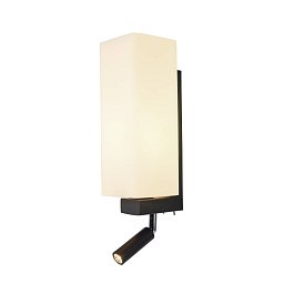Obrázek pro produkt QUADRASS SPOT Indoor, nástěnné svítidlo s LED Spotem a objímkou E27, černé - BIG WHITE (SLV)