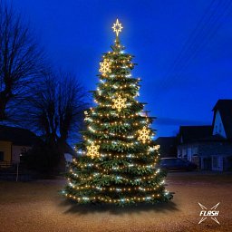 Obrázek pro produkt LED světelná sada na stromy vysoké 6-8m, teplá bílá s Flash, dekory EFD05W