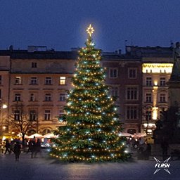 Obrázek pro produkt LED světelná sada na stromy vysoké 9-11m, teplá bílá s Flash