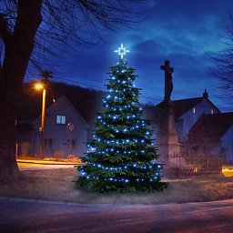 LED světelná sada na stromy vysoké 3-5m, modrá Obrázek pro produkt LED světelná sada na stromy vysoké 3-5m, modrá