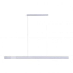 Obrázek pro produkt PURE-LUME LED závěsné svítidlo v puristickém designu s bezkontaktním stmíváním a nastavitelnou barvou světla 2700-5000K hliník - PAUL NEUHAUS