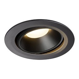 Obrázek pro produkt NUMINOS® MOVE DL XL vnitřní LED zápustné stropní svítidlo černá/černá 3000 K 55° otočné a výkyvné - BIG WHITE (SLV)