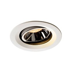 Obrázek pro produkt NUMINOS® MOVE DL M vnitřní LED zápustné stropní svítidlo bílá/chrom 2700 K 40° otočné a výkyvné - BIG WHITE (SLV)