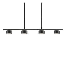 Obrázek pro produkt Závěsné svítidlo Clyde 4x5W LED černá - NORDLUX