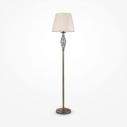 Obrázek pro produkt Stojací lampa Grace 40W béžová organza kov designová - MAYTONI