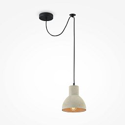 Obrázek pro produkt Závěsné svítidlo Broni 60W šedá kov beton E27 - MAYTONI
